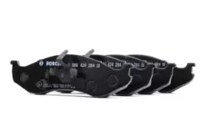 Image of Bosch Brake pad set 0 986 424 284 Brake pads,Brake pad set, disc brake KIA,JEEP,CARNIVAL I (UP),Grand Cherokee I (ZJ, ZG),CHEROKEE (XJ)