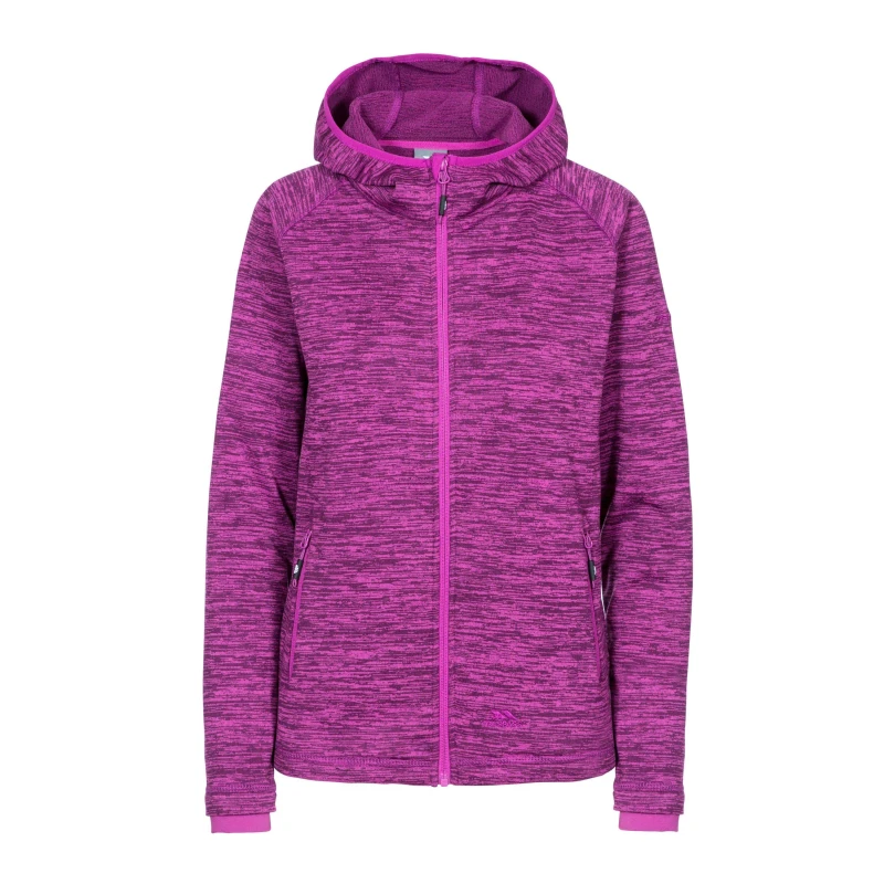 Image of Trespass Riverstone B Fleece Hoodie Purple female 12