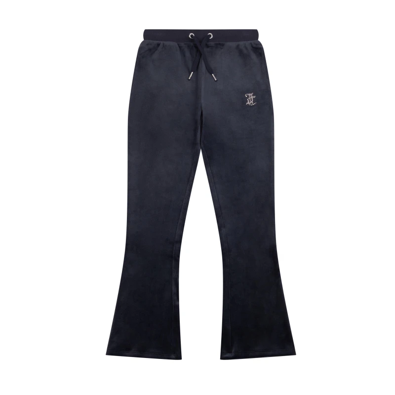 Image of Juicy Couture Stretch-Velour Jogging Bottoms Night Sky 883 female 12-13 Yrs