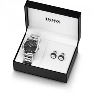 Image of Hugo Boss Men Bracelet Watch & Cufflink Giftset