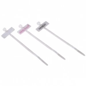 Image of Cable Ties with Inscription Field 98mm 25 pieces Self-securing nature
