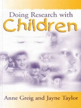 Image of Doing Research with Children by Anne D Greig Book