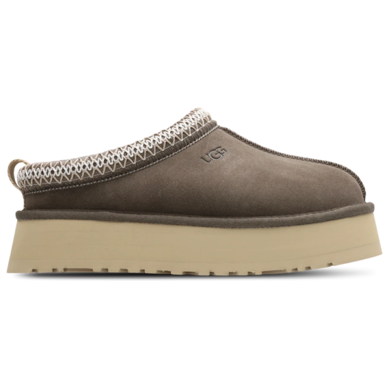 Image of UGG Tazz Women Flip-Flops and Sandals - Grey - Size 4 - Leather