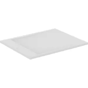 image of Ideal Standard i. life Ultraflat S Rectangular Shower Tray 1000 x 800mm in White Stone Resin