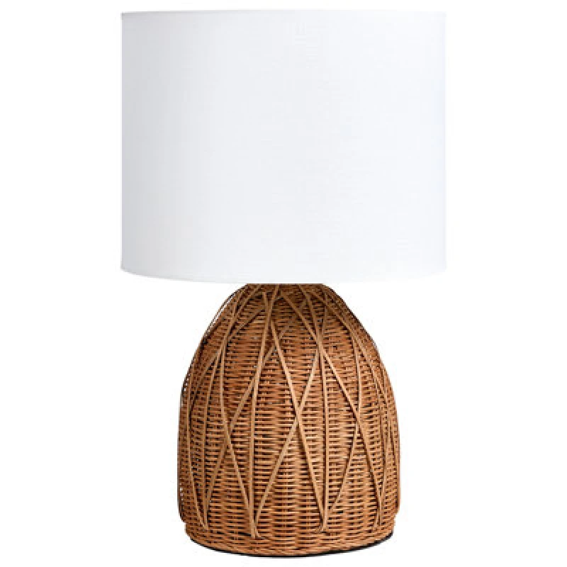 Image of Beliani Table Lamp Nilwala Rattan Natural