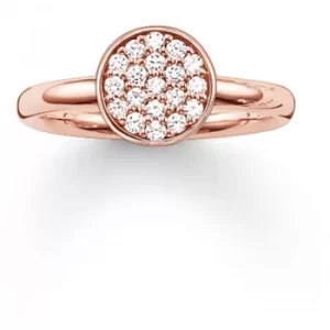 Image of Ladies Thomas Sabo Sterling Silver Size Q.5-R Ring