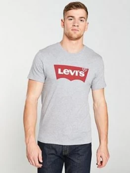 image of Levis Batwing Graphic T-Shirt - Grey Heather, Size XL, Men