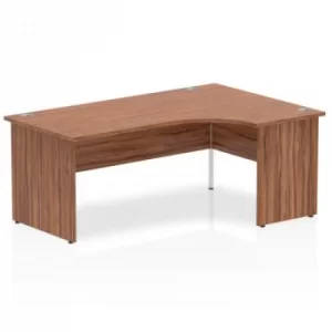 image of Impulse Panel End 1800 Right Hand Crescent Desk Walnut