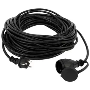 Image of REV 0065259 power extension 25 m 1 AC outlet(s) Outdoor Black