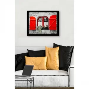 Image of SC0789 Multicolor Decorative Framed MDF Painting