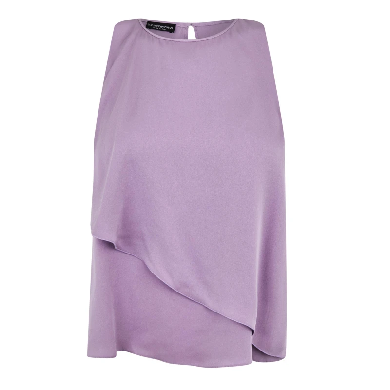 Image of EMPORIO ARMANI Emporio Top - Purple Purple 10