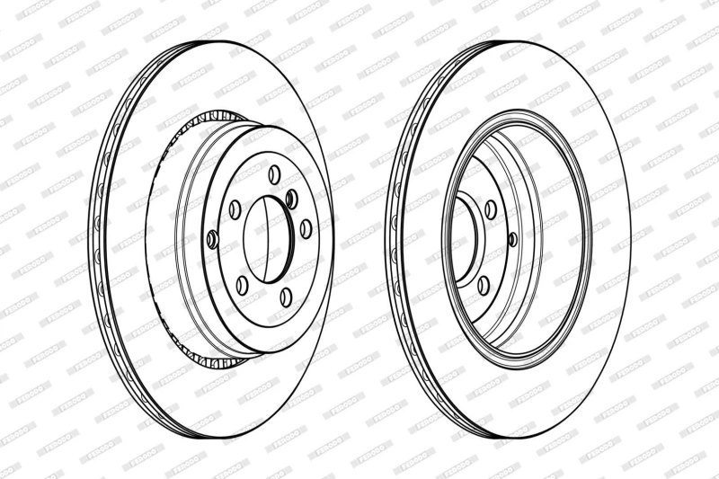 Image of Brake disc FERODO DDF2085C-1