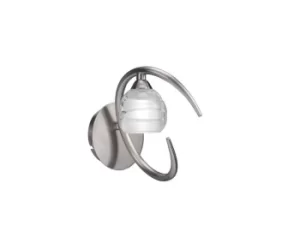 Image of Loop Wall Lamp Switched 1 Light G9 ECO, Satin Nickel