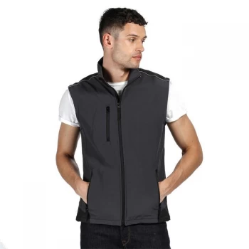 Image of Regatta Sandstorm Ripstop Softshell Bodywarmer - Seal Grey/Bl