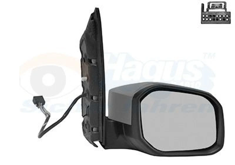 Image of VAN WEZEL Wing mirror VAN WEZEL 5854808