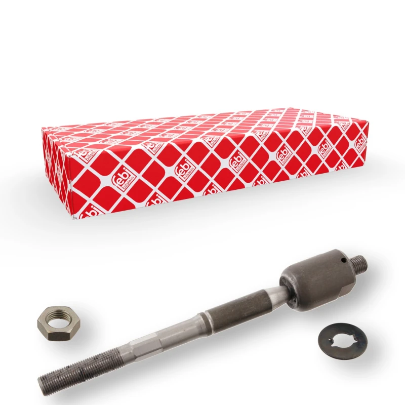 Image of FEBI BILSTEIN 29352 Inner Tie Rod OE Turbo NEW, Front axle both sides, with locking plate Inner Tie Rod (51)
