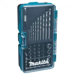 image of Makita 48 Piece HSS G Drill Screwdriver Bit Socket Set