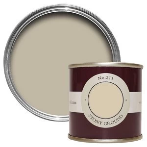 Image of Farrow & Ball Estate Stony ground No. 211 Emulsion Paint 100ml Tester pot