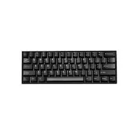 Image of Tai-Hao WoB Cubic ABS Double Shot White on Black Keycaps ISO/ANSI