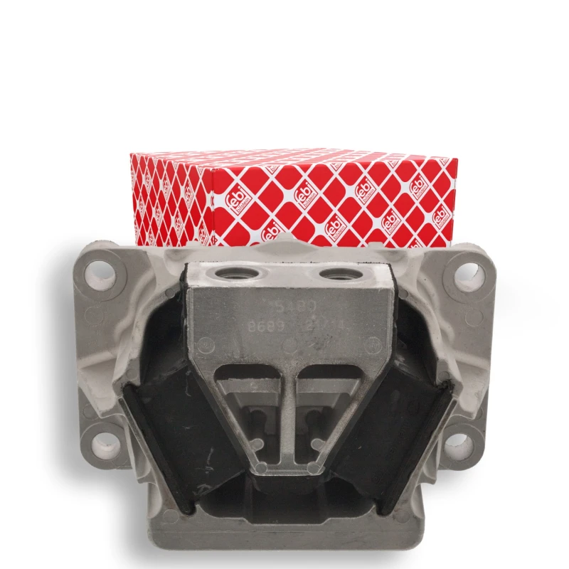 Image of FEBI BILSTEIN 15480 Engine mount Front, Rubber-Metal Mount Cast Aluminium Engine Mounting (247)
