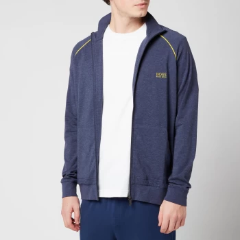 Image of Hugo Boss Mix And Match Lounge Zip Through Jacket Navy Size L Men