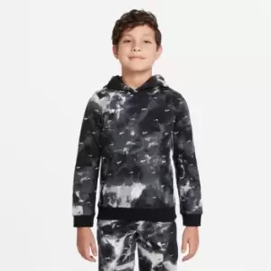 Image of Nike Sportswear Club Fleece Big Kids (Boys') Pullover Hoodie - Green