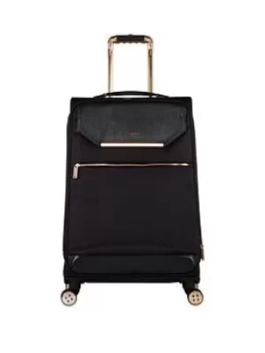 Image of Ted Baker Albany Medium 4 Wheel Black Suitcase