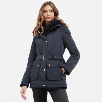 Image of Barbour International Womens Bowden Jacket - Black - UK 8