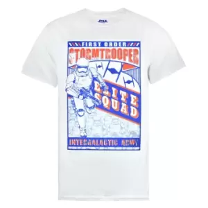 Image of Star Wars Mens Storm Trooper Elite Squad T-Shirt (L) (White)