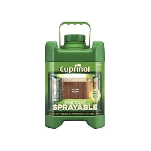 Image of Cuprinol Spray Fence Treatment Autumn Brown 5 litre