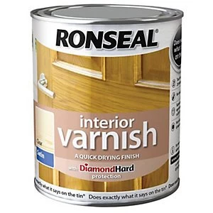 Image of Ronseal Interior Varnish - Satin Clear 250ml