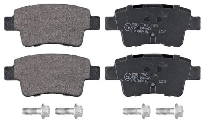 Image of A.B.S. 37513 Brake pad set without integrated wear sensor Brake Pad Set,disc brake (402)