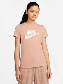Image of Nike NSW Essential Short Sleeve Tee - Rose Pink, Rose Pink Size M Women
