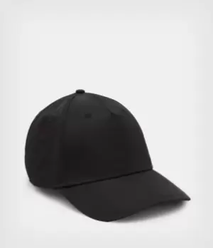 Image of AllSaints Womens Saints Nylon Baseball Cap, Black