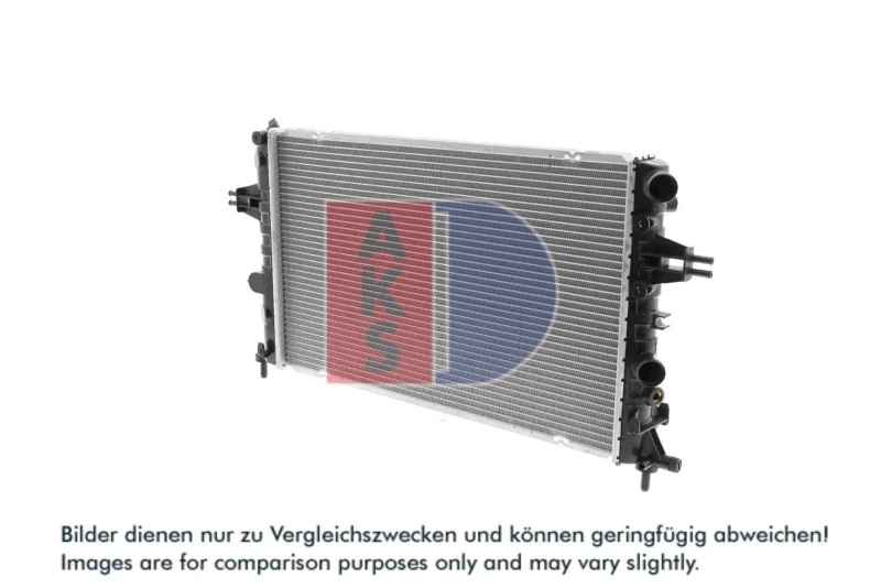 Image of AKS DASIS 150052N Engine radiator Aluminium, Brazed cooling fins Radiator,engine cooling (470)