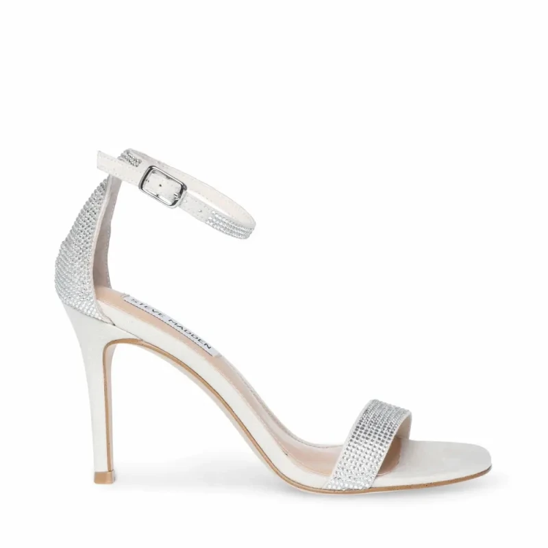 Image of Steve Madden Womens heeled sandals Steve Madden Illumine-R Gris Female 40