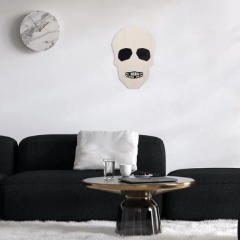 Image of Skull - Multicolor Multicolor Decorative Wooden Wall Accessory