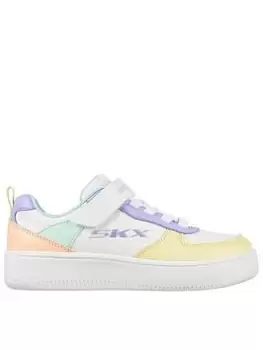 Image of Skechers SPORT COURT 92 TRAINER, White, Size 1.5 Older