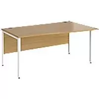 Image of Dams International Wave Desk MB16WRWHO 1,600 x 990 x 725 x 800 - 990 mm