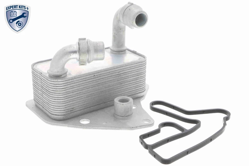 Image of VEMO V40-60-2100 Oil Cooler with gasket/seal, EXPERT KITS + Oil Cooler,engine oil (469)