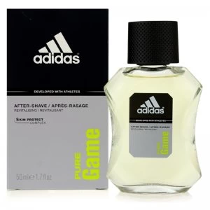 image of Adidas Pure Game Aftershave Water For Him 50ml