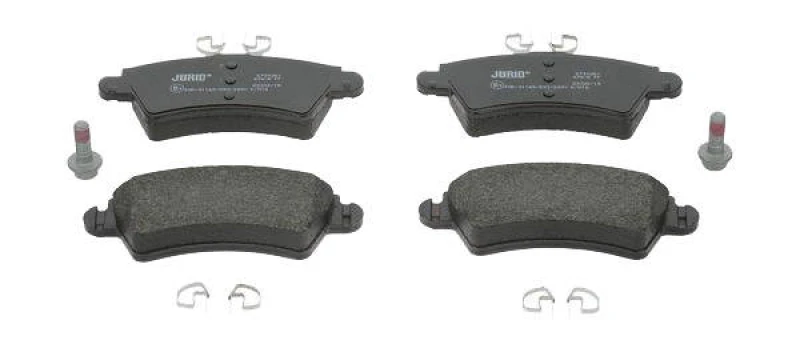 Image of JURID 573036J Brake pad set not prepared for wear warning indicator, with accessories Brake Pad Set,disc brake (402)
