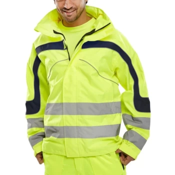 Image of Eton Breathable EN471 Jacket Saturn Yellow - Size 3XL