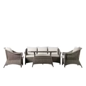 Image of Crossland Grove Louis Rounded Country Sofa Dining/Tea Set