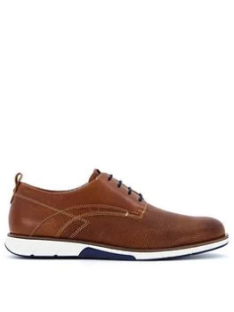 Image of Dune 'Balad' Punch Hole Casual Shoes - 6 - tan