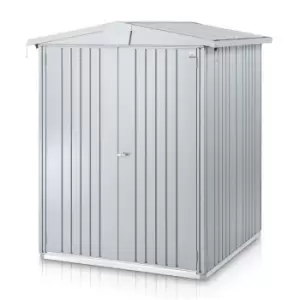 image of 5' x 5' Biohort Europa 2 Silver Metal Shed (1.5m x 1.5m)