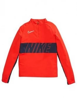 Image of Nike Boys Academy Drill Top - Navy/Red
