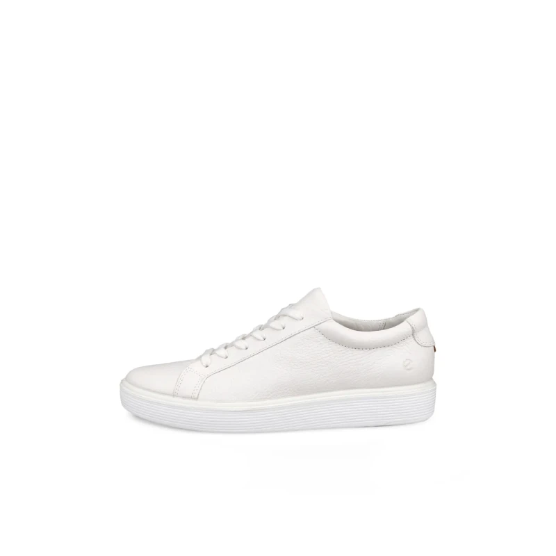 Image of Ecco Soft 60 Leather Womens Lace Up Shoes - White - Size:UK 4.5