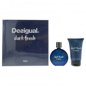 image of Desigual Dark Fresh Gift Set 100ml Eau de Toilette + 100ml Aftershave Balm