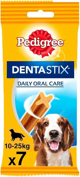 image of Pedigree Daily Dentastix Medium Dog Treats 7Pcs